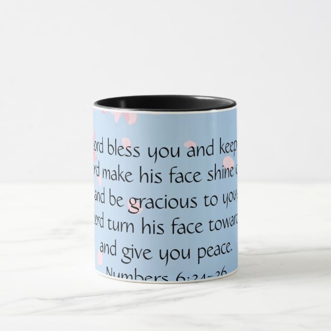 Numbers 6:24-26 The Lord Bless You and Keep You Mug (Center)