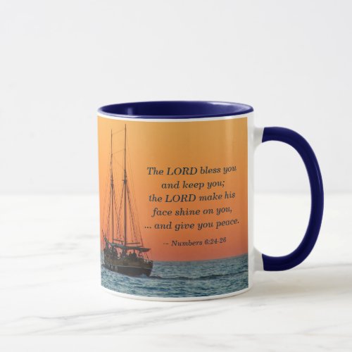 Numbers 6 24_26 The Lord bless you and keep you Mug