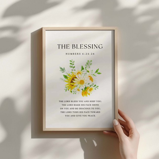 Numbers 6:24-26 The Lord bless you and keep you Poster (Creator Uploaded)