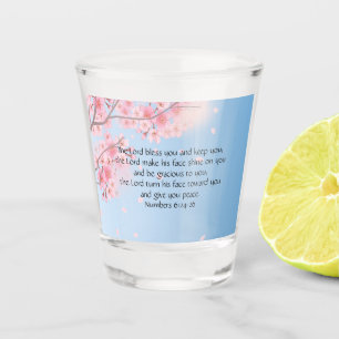 Numbers 6:24-26 The Lord Bless You and Keep You Shot Glass