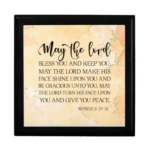 Numbers 624_26 The Lord Bless You Bible Verse Gift Box