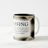Numbers 6:24-26 THE LORD BLESS YOU Christian Two-Tone Coffee Mug (Front Right)