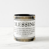 Numbers 6:24-26 THE LORD BLESS YOU Christian Two-Tone Coffee Mug (Center)