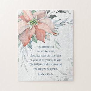 Numbers 6:24-26 The Lord Bless You Christmas Jigsaw Puzzle