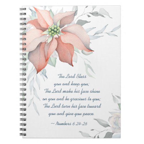 Numbers 624_26 The Lord Bless You Christmas Notebook