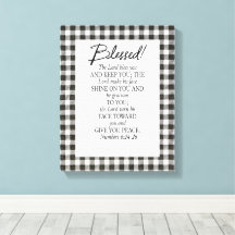 Numbers 6:24–26 The Lord Bless You Neutral Vintage