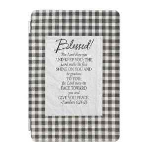 Numbers 6:24–26 The Lord Bless You Neutral Vintage iPad Mini Cover