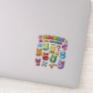 Numbers All Around Maths Sticker for Kids UK