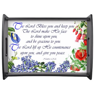 Philippians 3 14 Bible Verse Serving Tray Zazzle Com