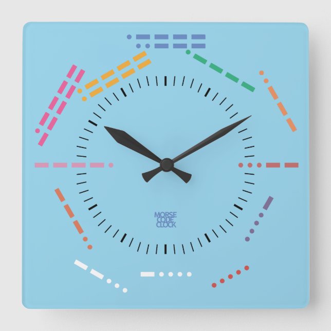 NUMBERS CODE MORSE CLOCK BY MASANSER PIXELAT (Front)