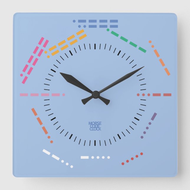 NUMBERS CODE MORSE CLOCK BY MASANSER PIXELAT (Front)