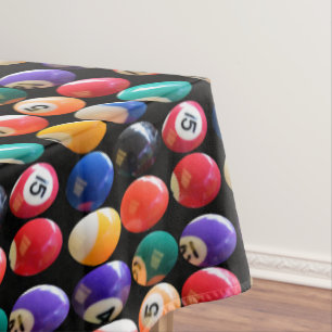 Numbers Colored Eightballs, Tablecloth