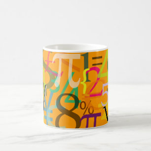 Numbers, Currencies mug