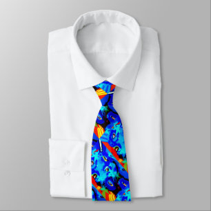 Numbers game neck tie