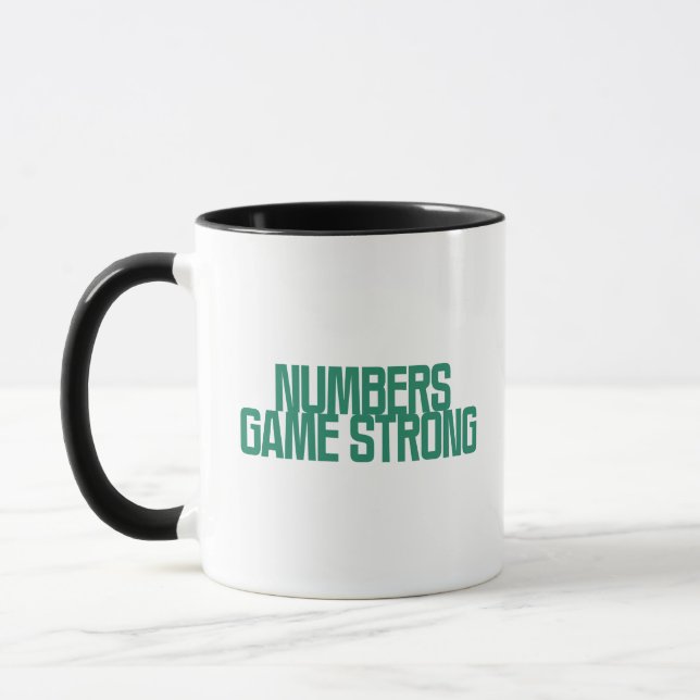 Numbers Game Strong | Data Analytics Champion Mug (Left)