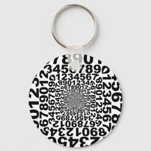 Numbers Keychain