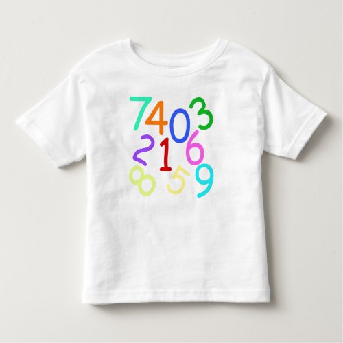 Numbers _ Kids T_shirt