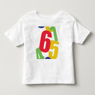 numbers toddler t-shirt