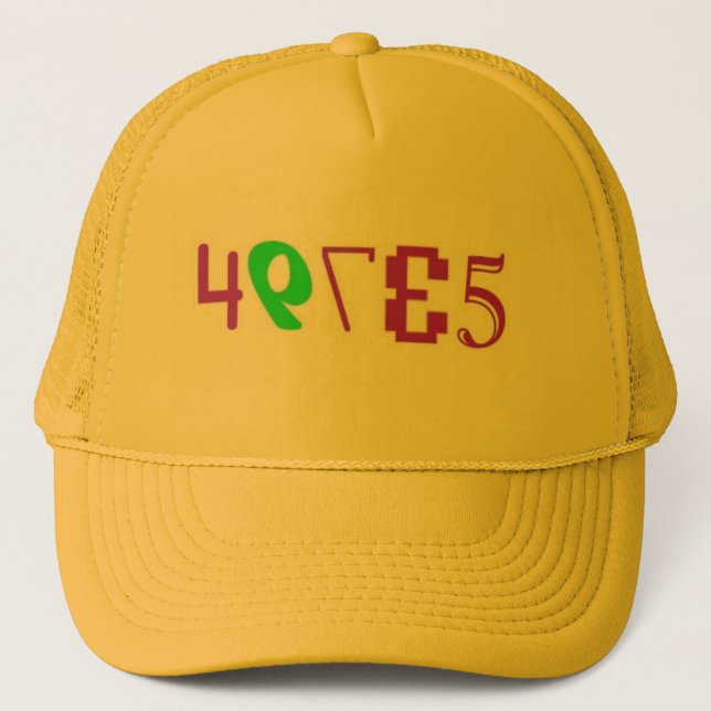 Numbers Trucker Hat (Front)