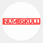 Numbskull Stamp Classic Round Sticker