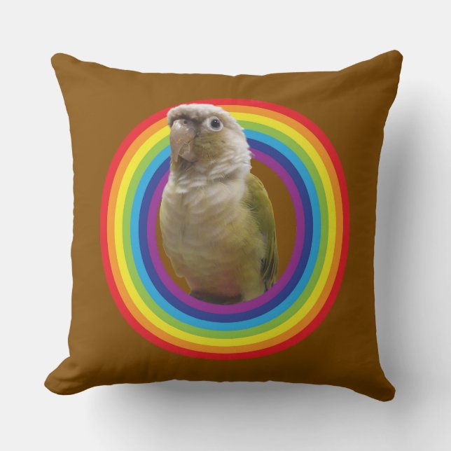 Numchoke - Colorful Vibe Throw Pillow (Front)