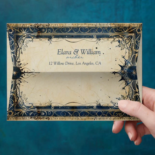 Numenorean Royal Wedding  Envelope (Hand)