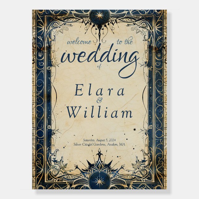 Numenorean Royal Wedding Foam Board (Front)