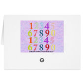 Numerals (Back Horizontal)