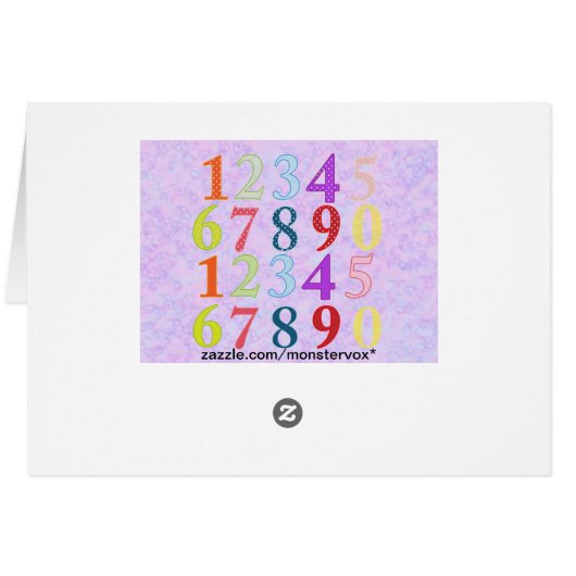 Numerals (Back Horizontal)