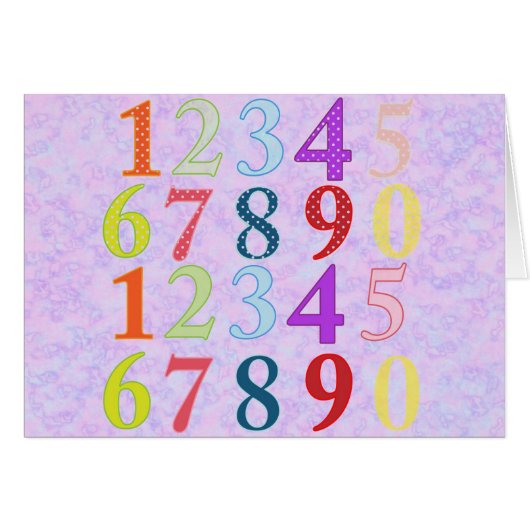 Numerals (Front Horizontal)