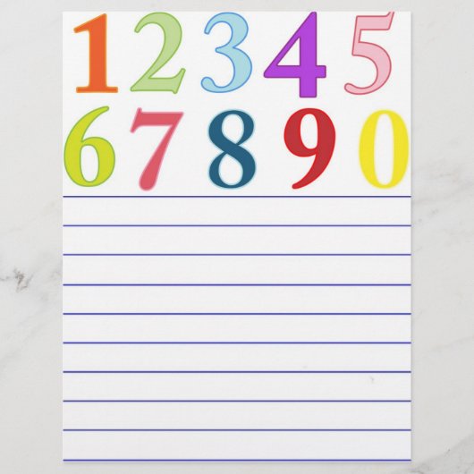 Numerals Letterhead (Front)