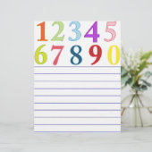 Numerals Letterhead (Standing Front)