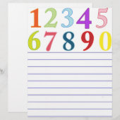 Numerals Letterhead (Front/Back)