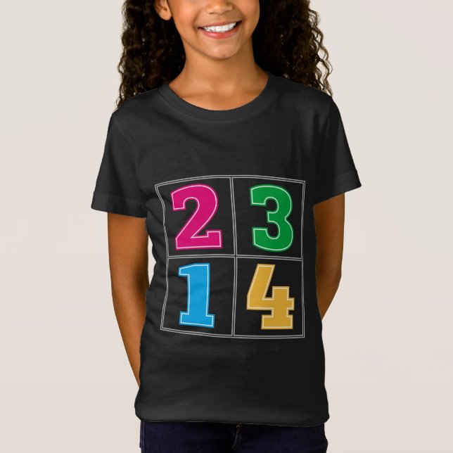 Numerical serie 1234 T-Shirt (Front)
