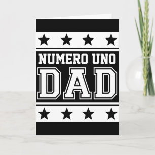 Numero Uno Dad Card