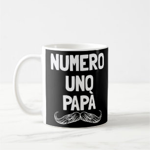 Numero Uno Papa Italian Dad Father's Number 1 Dad Coffee Mug