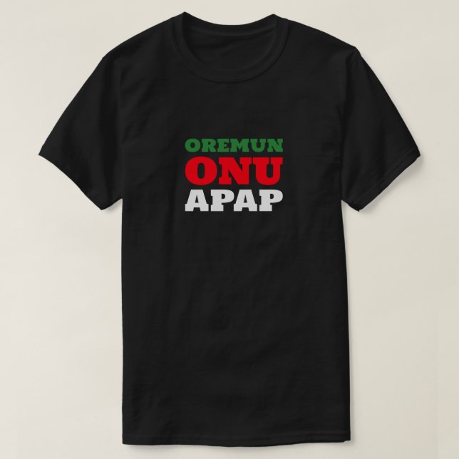 Numero Uno Papa T-Shirt (Design Front)