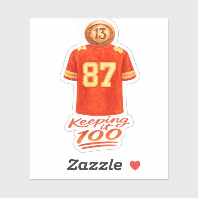 Numerology It Adds Up: Keeping It 100 Sticker (Sheet)