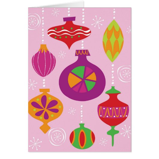 Numerous Christmas decoration illustrated in diffe Cards (Front)