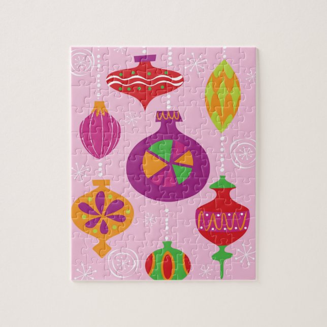 Numerous Christmas decoration illustrated in diffe Jigsaw Puzzle (Vertical)