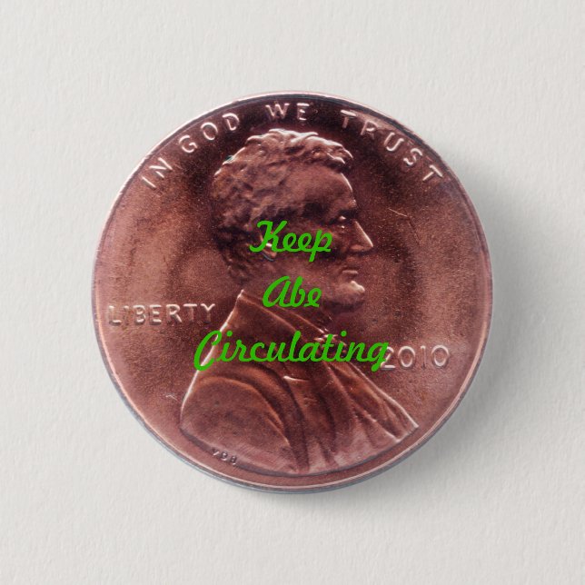 Numismatic Gift Pinback Button (Front)
