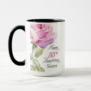 Nun 55th Anniversary Sister Catholic Jubilee Pink  Mug