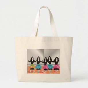 Nun Ballerina Gifts Large Tote Bag