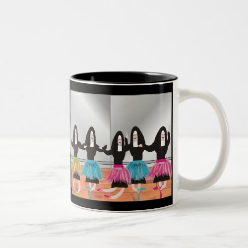 Nun Ballerina Gifts Two_Tone Coffee Mug