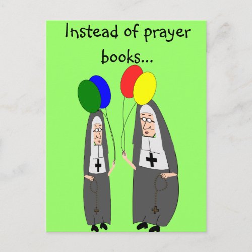 Nun Birthday Gifts Postcard