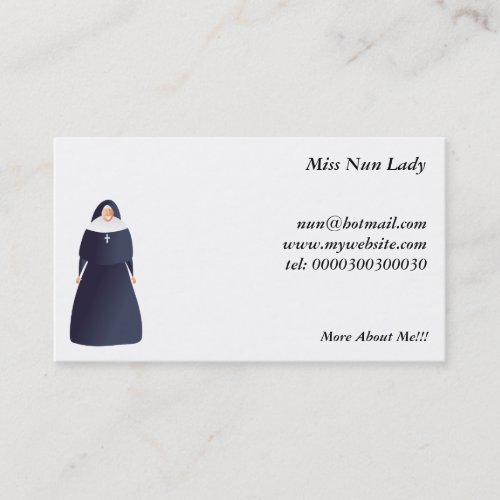 Nun Business Cards