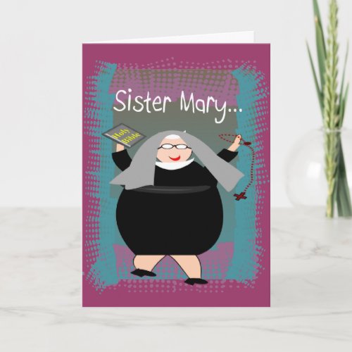 Nun CardsSilly Catholic Nun Humor Card