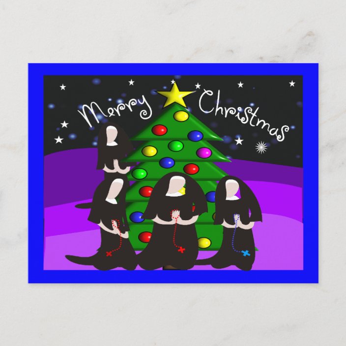 Nun Christmas Cards And Gifts Zazzle Nun Christmas Cards And Gifts Zazzle