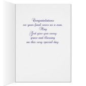 Nun Final Vows, Rejoicing, Lavender Flower Cards (Inside (Right))