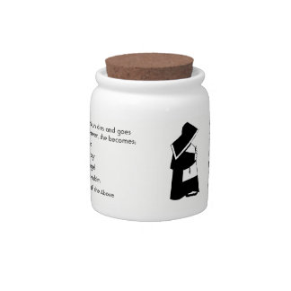 Nun Fun - clean humor, Nun Heaven Joke Candy Jar